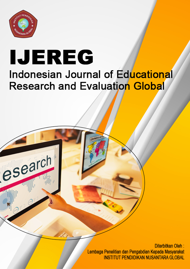 Indonesian Journal of Educational Research and Evaluation Global