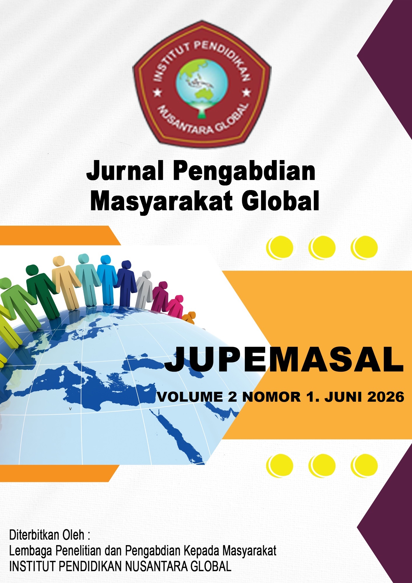 					View Vol. 2 No. 1 (2026): Jupemasal: Jurnal Pengabdian Masyarakat Global, Juni 2026
				