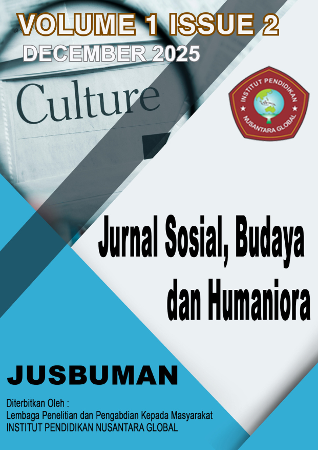 					View Vol. 1 No. 2 (2025): Jurnal Sosial, Budaya dan Humaniora, Desember 2025
				