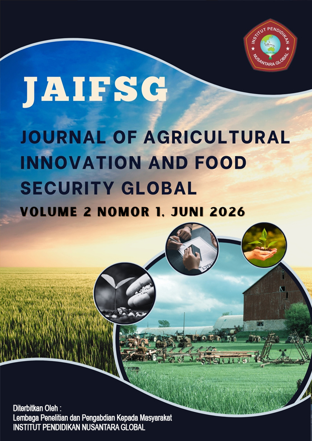 					View Vol. 2 No. 1 (2026): Journal of Agricultural Innovation and Food Security Global, June 2026
				